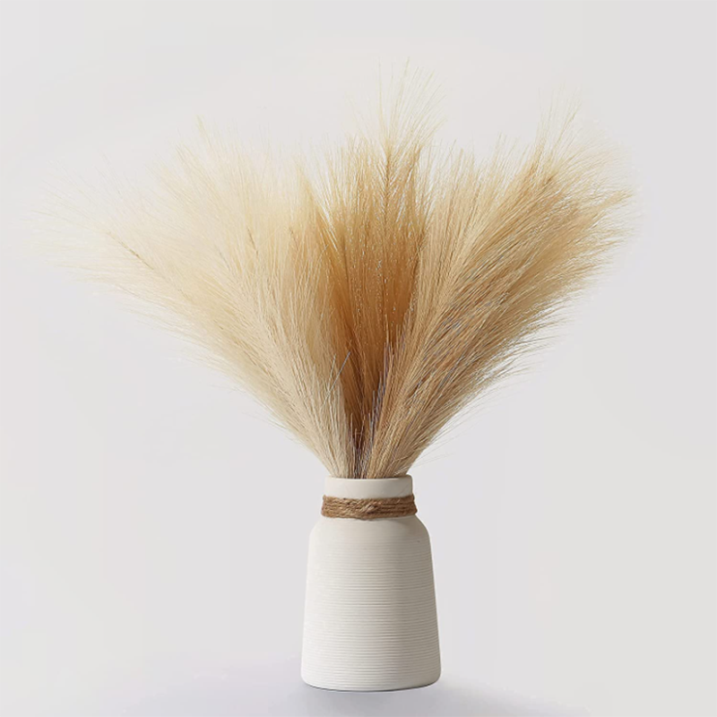 Dried Flower Bulk - 10Pcs Artificial Pampas Grass Bouquet for