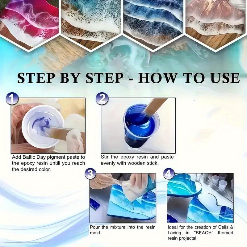 24 Colors/8 Colors 5g 0.18oz P - Resin Pigment Set recension och pris