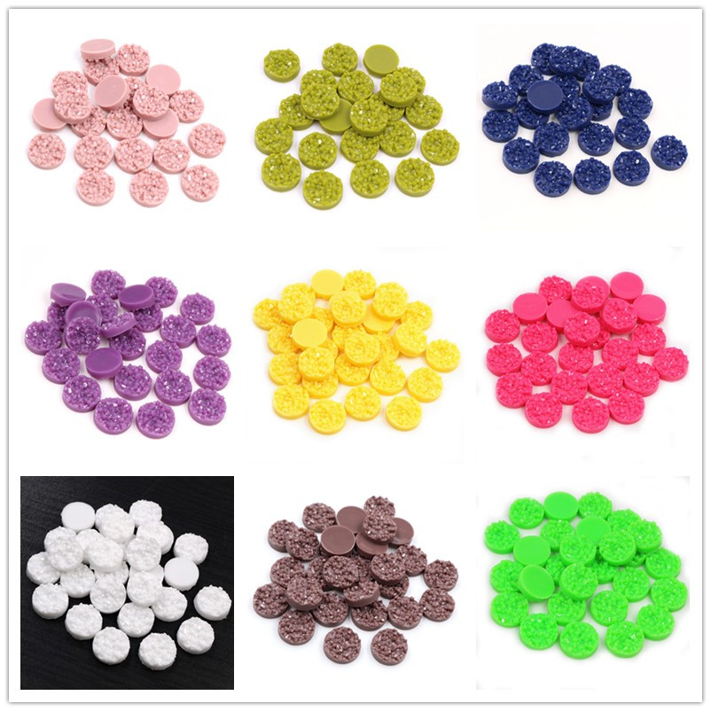 40pcs Resin Druzy Cabochons Do - Resin Craft Projects recension och pris