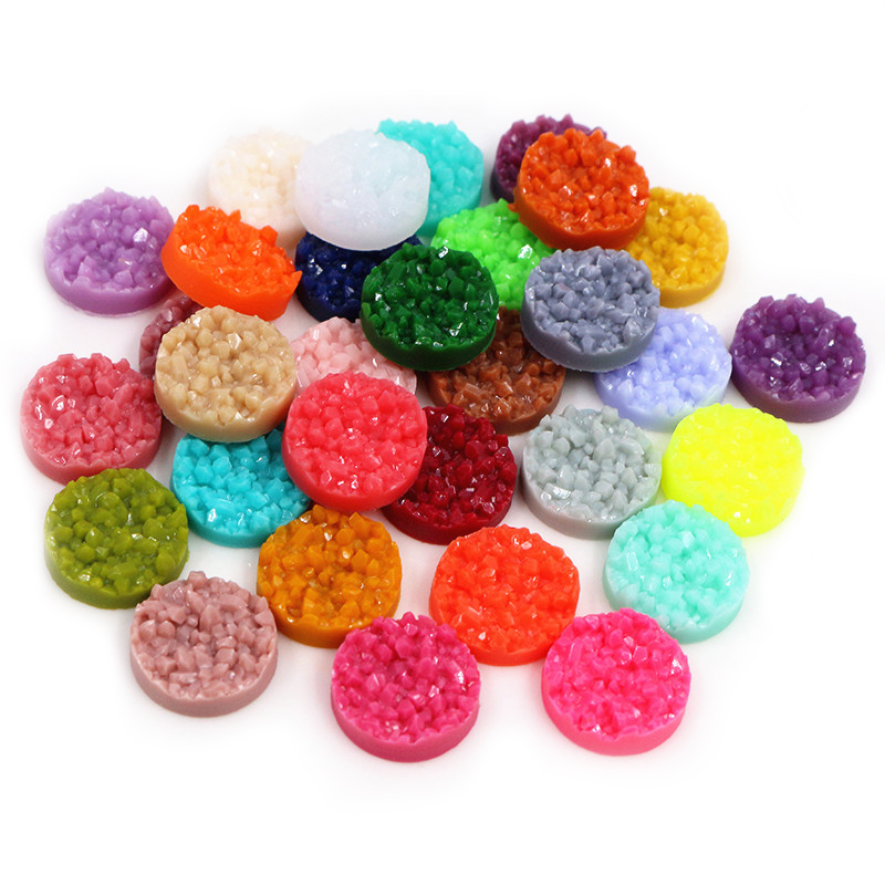 40pcs Resin Druzy Cabochons Do - Resin Craft Projects recension och pris