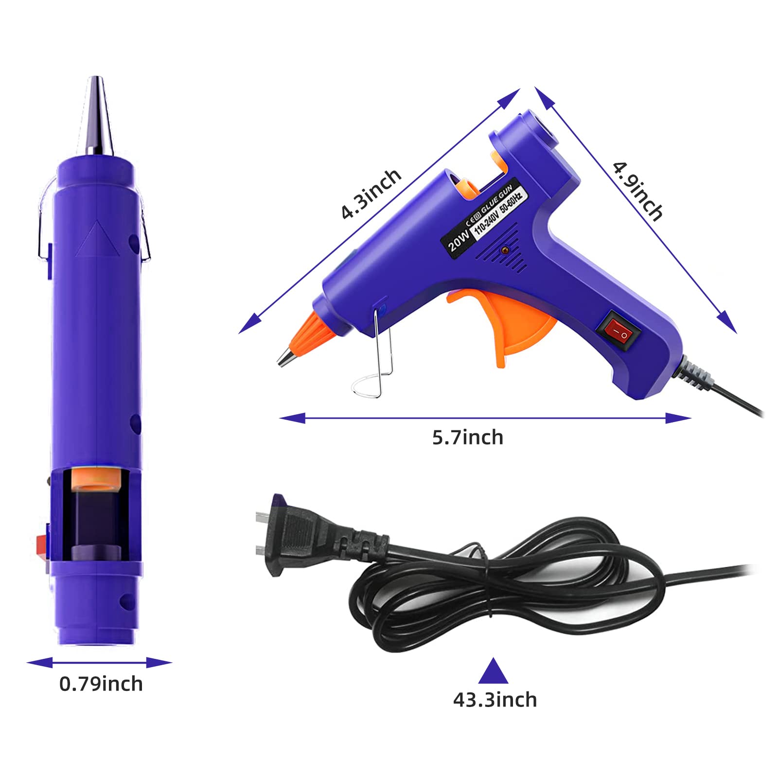 20W Hot Melt Glue Gun Househol - Heat Gun Small recension och pris