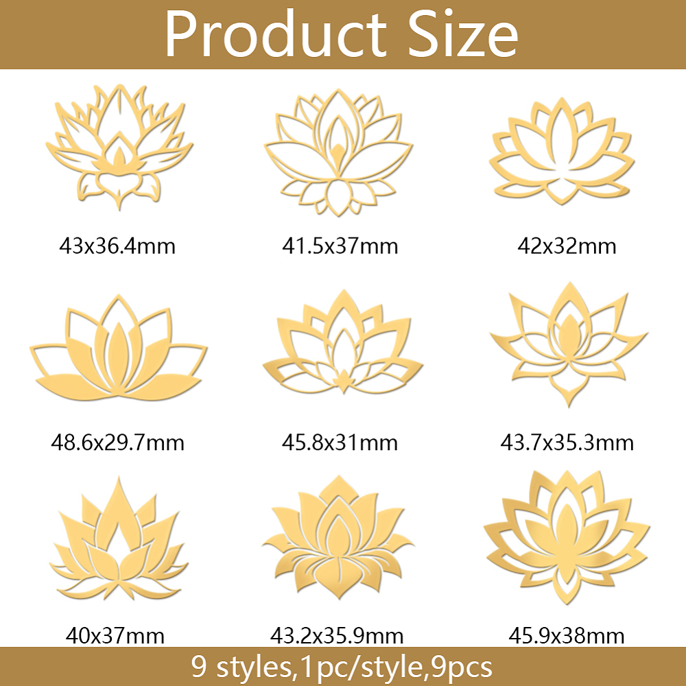 Nickel Decoration Stickers Met - Resin Craft Material recension och pris