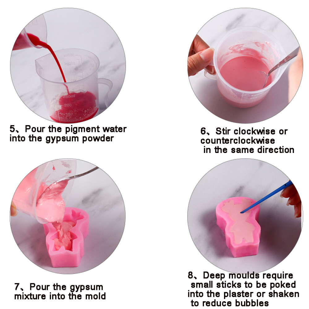 10ml Gypsum Cement Coloring Pl - Mixing Cup Silicone recension och pris