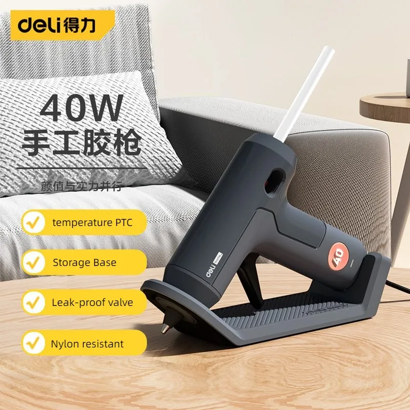 Deli 40W Hot Melt Glue Gun Wit - Heat Gun Small recension och pris