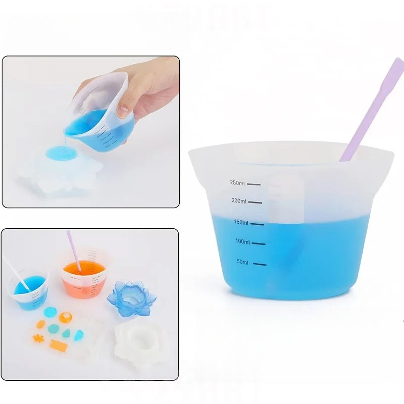 1pc Creative Simple 500ml /250 - Mixing Cup Silicone recension och pris