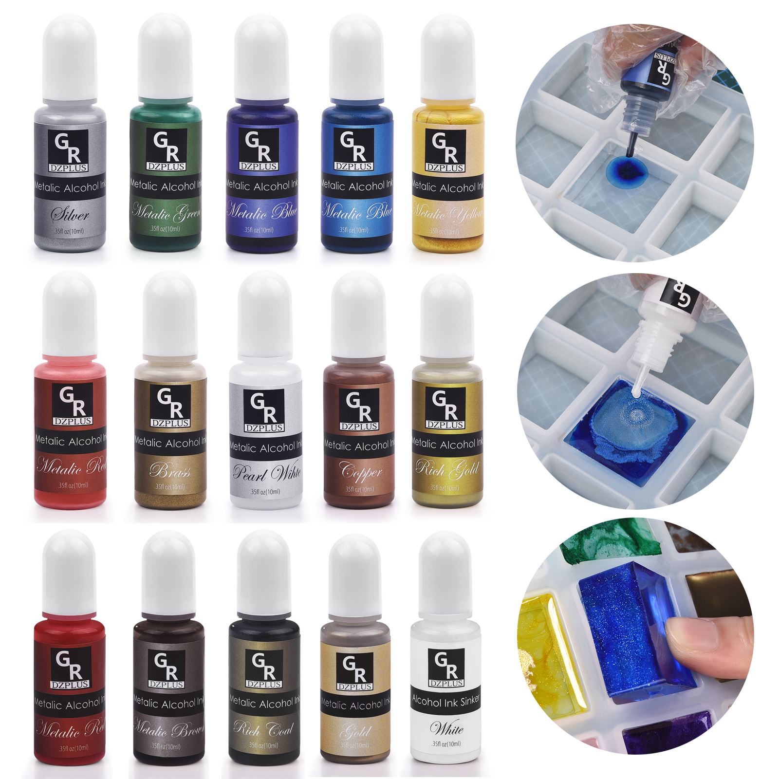 1 Set Resin Pigment Kit Art In - Resin Pigment Set recension och pris