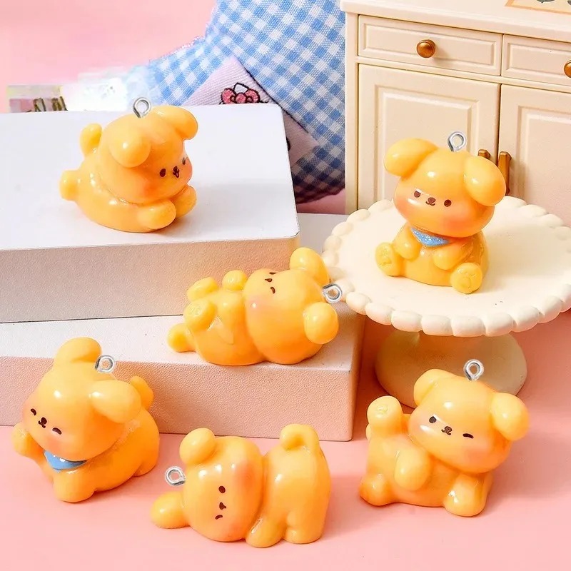 10Pcs Cute Cartoon Dog Acrylic - Resin Craft Projects recension och pris