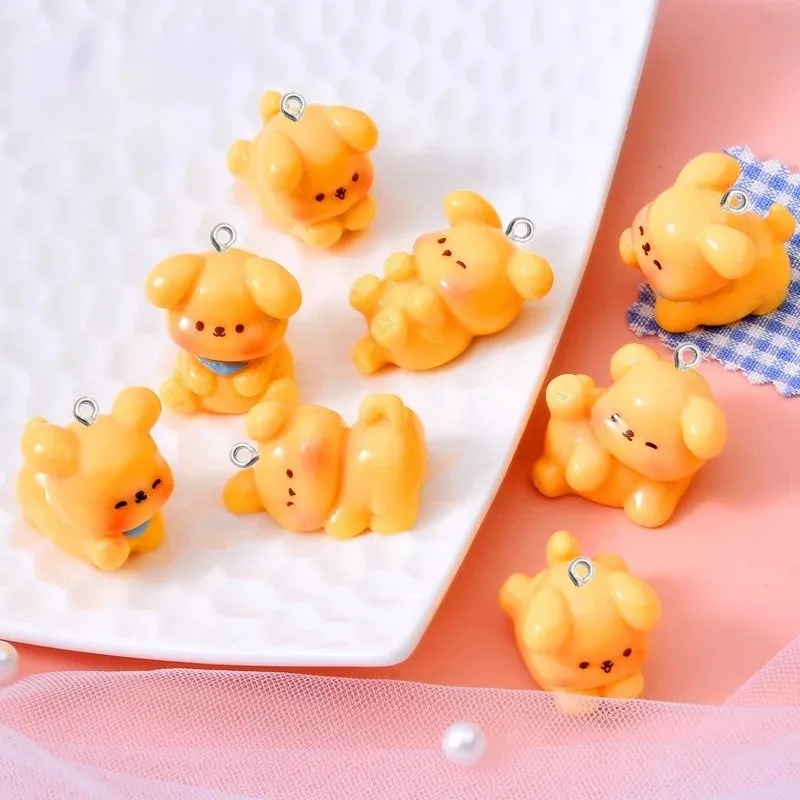 10Pcs Cute Cartoon Dog Acrylic - Resin Craft Projects recension och pris
