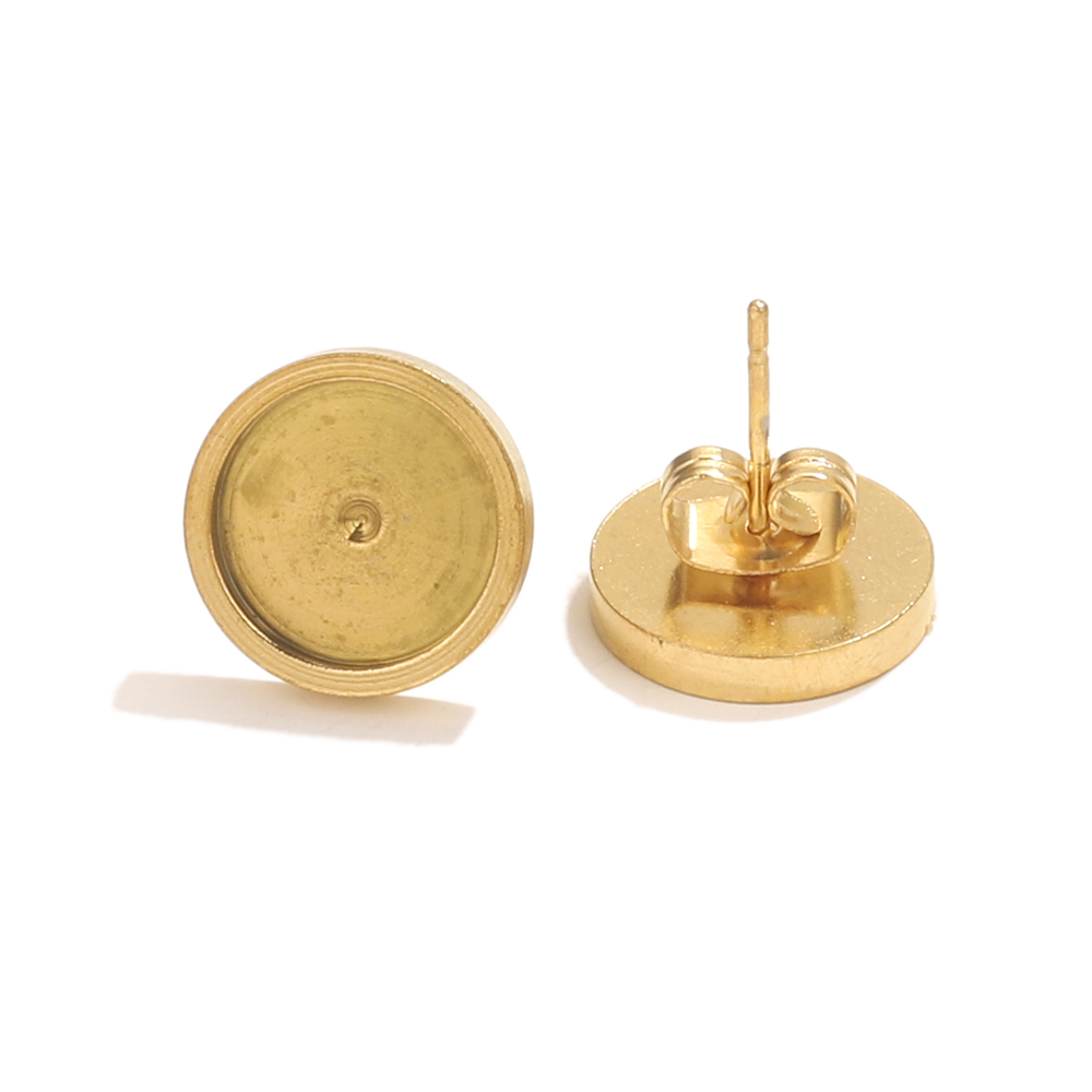 10pcs Stainless Steel Gold Ear - Resin Craft Projects recension och pris